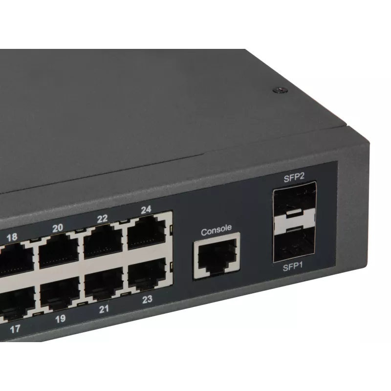 LevelOne GEP-2652 sieťový switch managed L2 Gigabit Ethernet (10/100/1000) Power over Ethernet (PoE) sivá