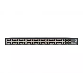 LevelOne GTU-5211 sieťový switch neřízený Gigabit Ethernet (10/100/1000) čierna