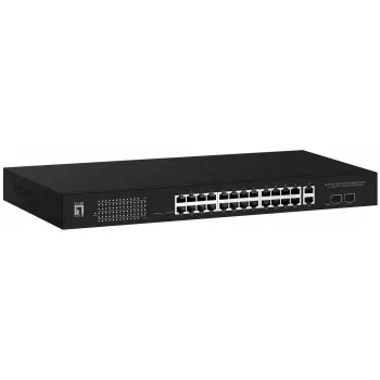LevelOne GEP-2841 sieťový switch managed L2 Gigabit Ethernet (10/100/1000) Power over Ethernet (PoE) 1U čierna
