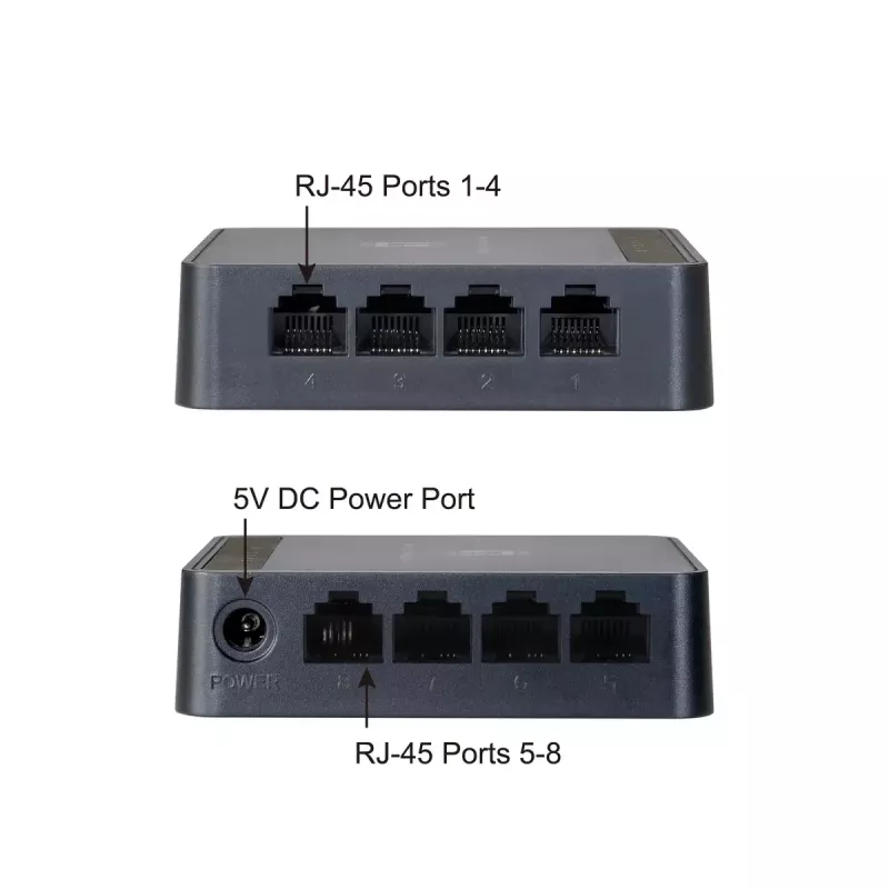 LevelOne FEU-0812 sieťový switch neřízený Fast Ethernet (10/100) čierna