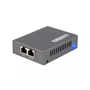 LevelOne Gigabit PoE splitter, 802.3at/af PoE, 5-12V DC výstup