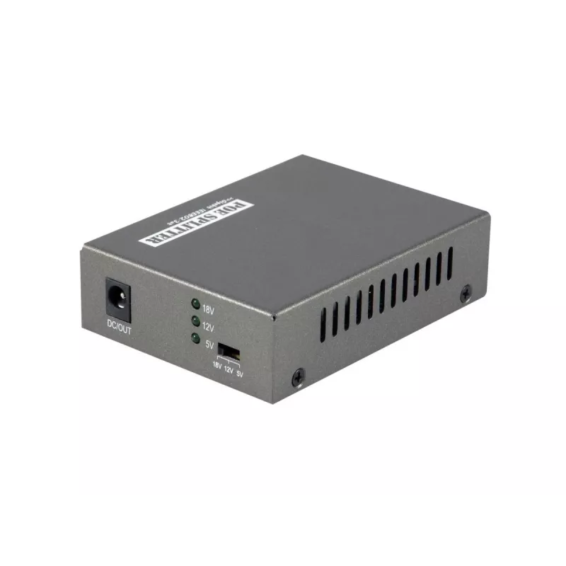 LevelOne Gigabit PoE splitter, 802.3at/af PoE, 5-12V DC výstup