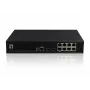 LevelOne KILBY 10-portový L2 Managed Gigabit PoE switch, 2 x SFP, 802.3at/af PoE, 125W, 8 PoE výstupov