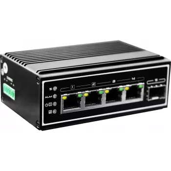 LevelOne IGP-0502 sieťový switch neřízený Gigabit Ethernet (10/100/1000) Power over Ethernet (PoE) čierna