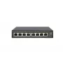 LevelOne Hilbert 8-portový Gigabit PoE Smart Lite switch, 802.3at/af PoE, 8 PoE výstupov, 112,8W PoE rozpočet
