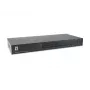 LevelOne 16-portový PS/2-USB VGA KVM switch, 2048 x 1536 pixelov, racková montáž, 1U, čierna
