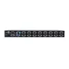 LevelOne 16-portový PS/2-USB VGA KVM switch, 2048 x 1536 pixelov, racková montáž, 1U, čierna