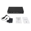 5-portový unmanaged 2.5G Ethernet switch LEVELONE GEU-0525 — 5× 2.5G RJ-45, unmanaged, 25 Gbit/s switching, nástenná montáž