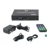 AV vysielač LEVELONE HVE-6701T — HDMI 1.3b, až 1920×1080, Cat5e/Cat6/Cat7, Mini-USB, 12 V DC