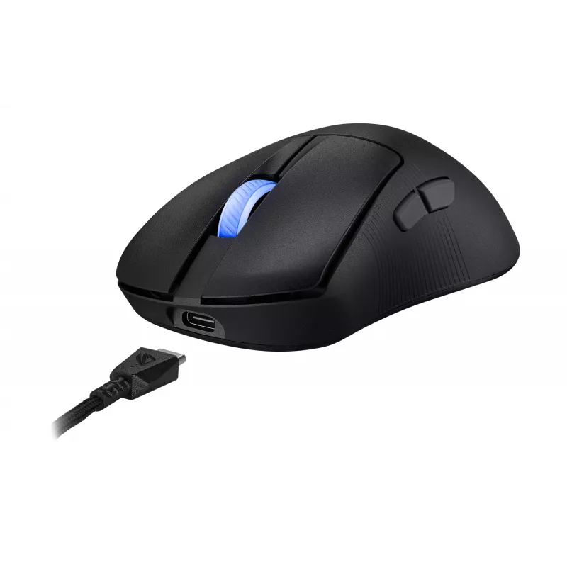 ASUS ROG Keris II Ace Wireless AimPoint čierna myš herná pravá ruka RF Wireless + Bluetooth + USB Type-A optická 42000 DPI
