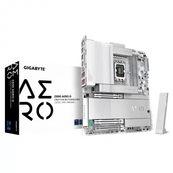 GIGABYTE Z890 AERO D základná doska - podporuje Intel Core Ultra (séria 2) CPU, 16+1+2 fáz VRM, až do 9500MHz DDR5 (OC), PCIe 5.0 M.2, Wi-Fi 7, Thunderbolt 5