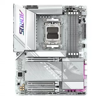 GIGABYTE X870E AORUS ELITE WIFI7 ICE základná doska - podporuje AMD Ryzen 9000 CPU, 16+2+2 fáz digitálny VRM, až do 8200Hz DDR5 (OC), 3xPCIe 5.0 + 1xPCIe 4.0, Wi-Fi 7, 2.5GbE LAN, USB 4