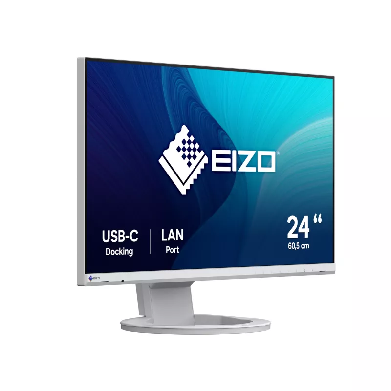 EIZO FlexScan EV2490-WT počítačový monitor 60,5 cm (23,8 palcov) 1920 x 1080 pixelov Full HD LCD biely