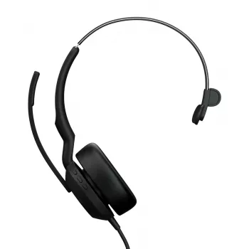 Jabra Evolve2 50 Headset káblový s čelenkou kancelária/call centrum USB Type-C / USB Type-A Bluetooth čierna