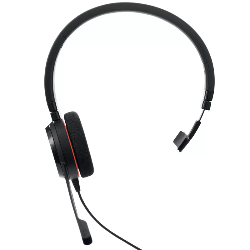 Jabra Evolve 20 Headset káblový s čelenkou kancelária/call centrum USB Type-C / USB Type-A čierna
