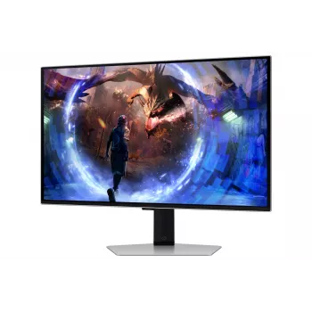 Samsung G60SD počítačový monitor 68,6 cm (27 palcov) 2560 x 1440 pixelov Quad HD OLED strieborný
