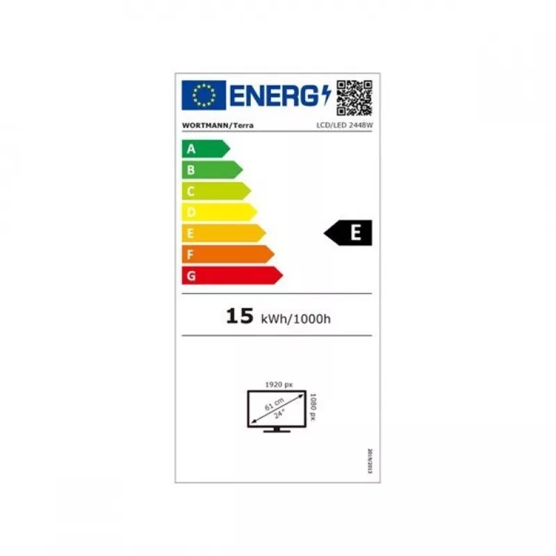 TERRA 3030238 Počítačový monitor 60,5 cm (23,8 inch) 1920 x 1080 pixelov Full HD LED čierny