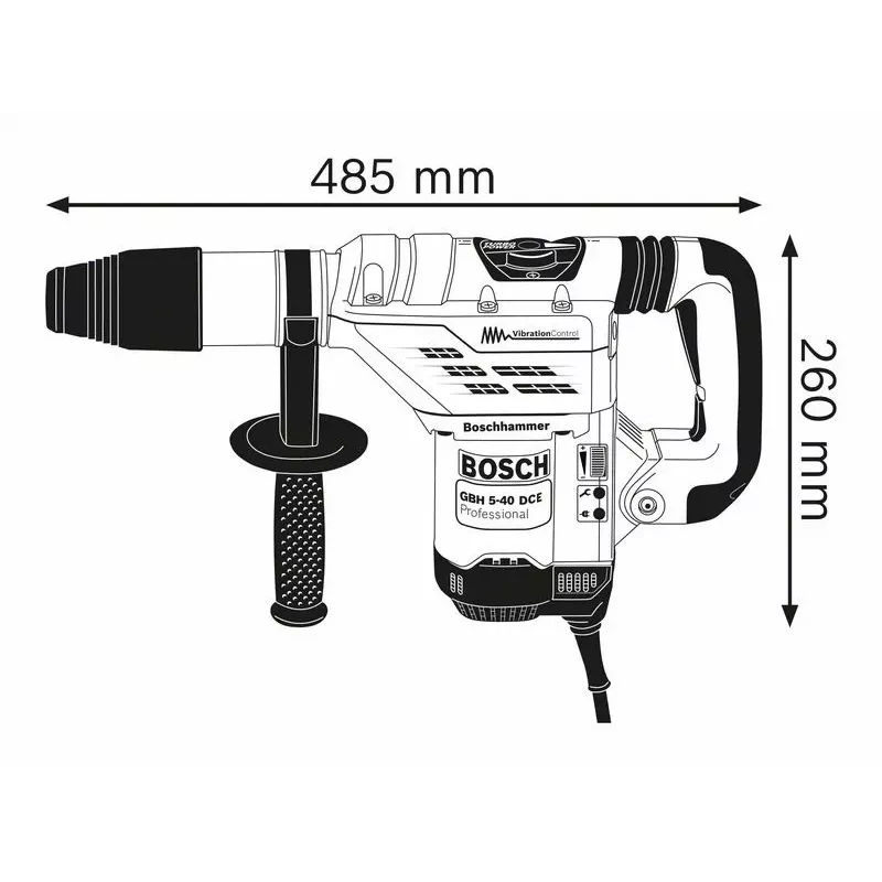 Bosch GBH 5-40 DCE Professional 1150 W 340 ot/min SDS Max