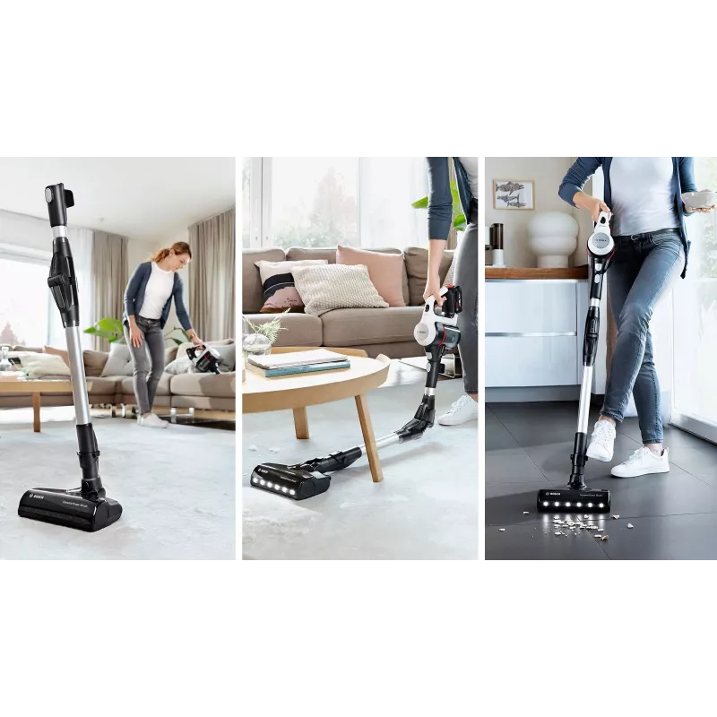 Bosch BSS711W tyčový vysávač/elektrická metla batéria suchý bezvreckový 0,3 l čierna, strieborná, biela