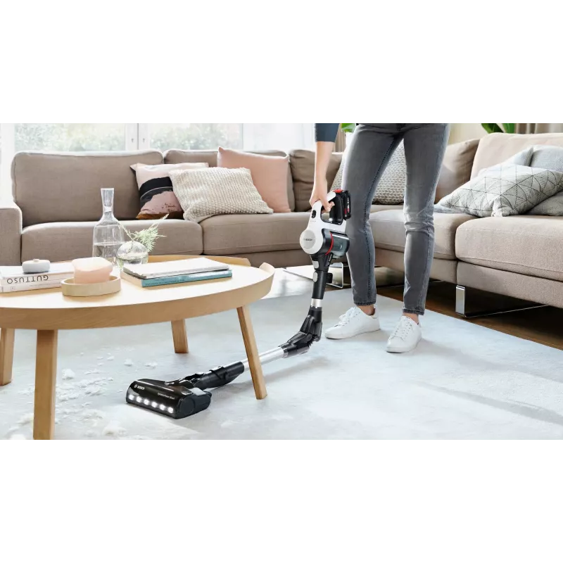 Bosch BSS711W tyčový vysávač/elektrická metla batéria suchý bezvreckový 0,3 l čierna, strieborná, biela