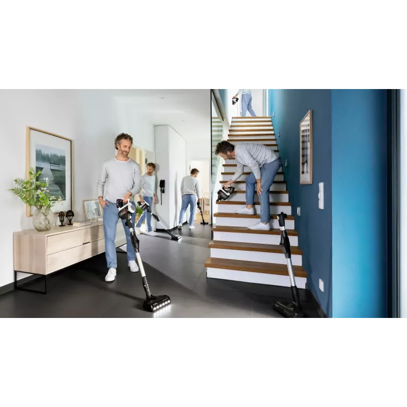 Bosch BSS711W tyčový vysávač/elektrická metla batéria suchý bezvreckový 0,3 l čierna, strieborná, biela