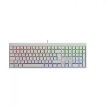Herná klávesnica CHERRY MX 2.0S RGB Full-Size USB QWERTZ biela