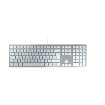 CHERRY KC 6000C FOR MAC klávesnica univerzálna USB QWERTZ nemecká strieborná
