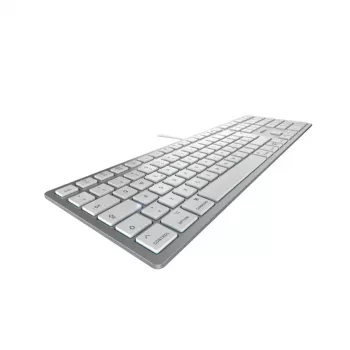 CHERRY KC 6000C FOR MAC klávesnica univerzálna USB QWERTZ nemecká strieborná