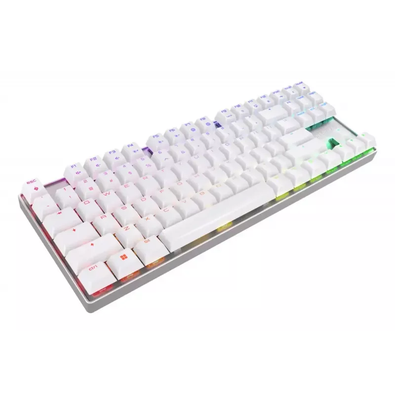 CHERRY MX 8.2 TKL Wireless RGB klávesnica herná USB + RF Wireless + Bluetooth QWERTZ nemecká biela