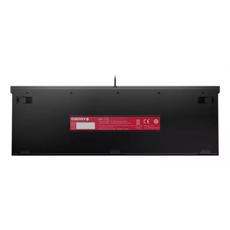 Herná klávesnica CHERRY MX 2.0S USB QWERTZ nemecká čierna mechanická RGB