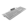 CHERRY JK-A0400CH-0 klávesnica kancelárska USB QWERTZ švajčiarska sivá