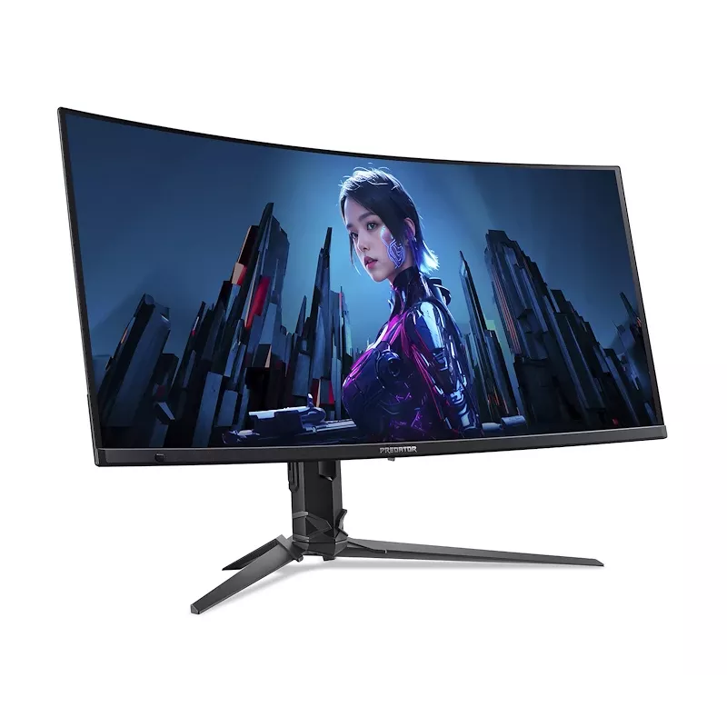 Acer Predator X34 X5bmiiphuzx 34-palcový zakrivený monitor UWQHD QD-OLED, 3440x1440, 240 Hz