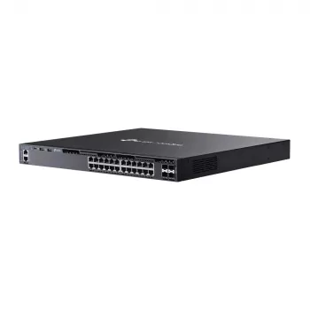 TP-Link Omada 24-portový Gigabit Stackable L3 Managed PoE+ switch so 4 10G slotmi