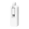 TP-Link UE330C USB-C rozbočovač s 3 portmi USB 3.0 a Gigabit Ethernet, biely