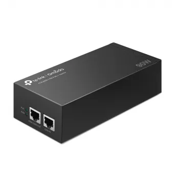 PoE injektor TP-Link Omada POE380S 10 Gigabit Ethernet 100-240V čierny