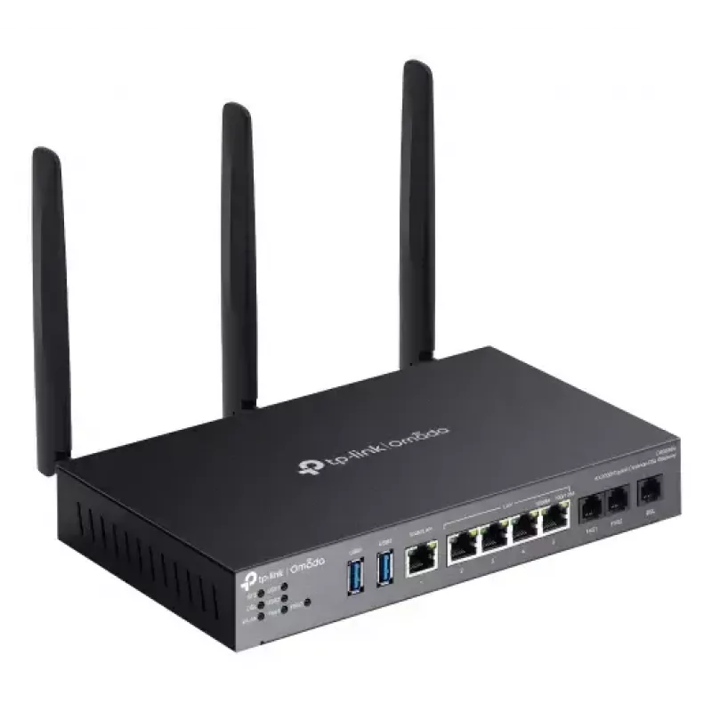 TP-Link Omada AX3000 WLAN router Gigabit Ethernet Dual-Band (2,4 GHz / 5 GHz) čierny