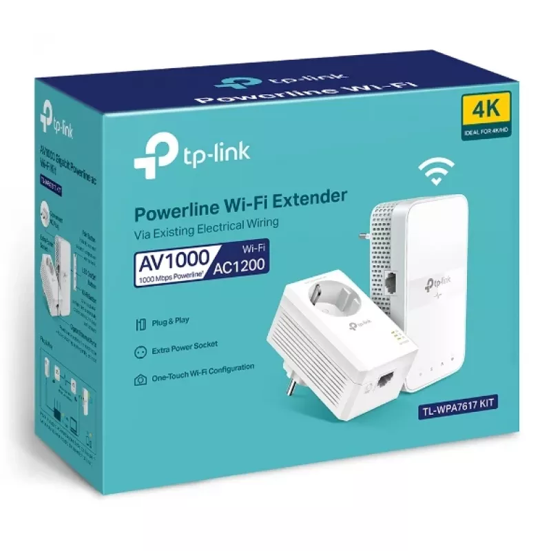 TP-Link TL-WPA7619 KIT 1000 Mbit/s Ethernet LAN Wi-Fi biela 2 ks