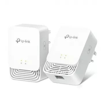 TP-Link G.hn1200 Powerline Kit, 607 Mbit/s, Gigabit Ethernet, 10,100,1000 Mbit/s, HomePlug AV2, 300 m, biela