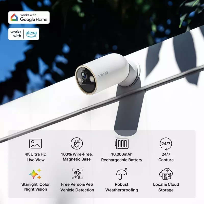 IP bezpečnostná kamera TP-Link Tapo C460 3840 x 2160 pixelov