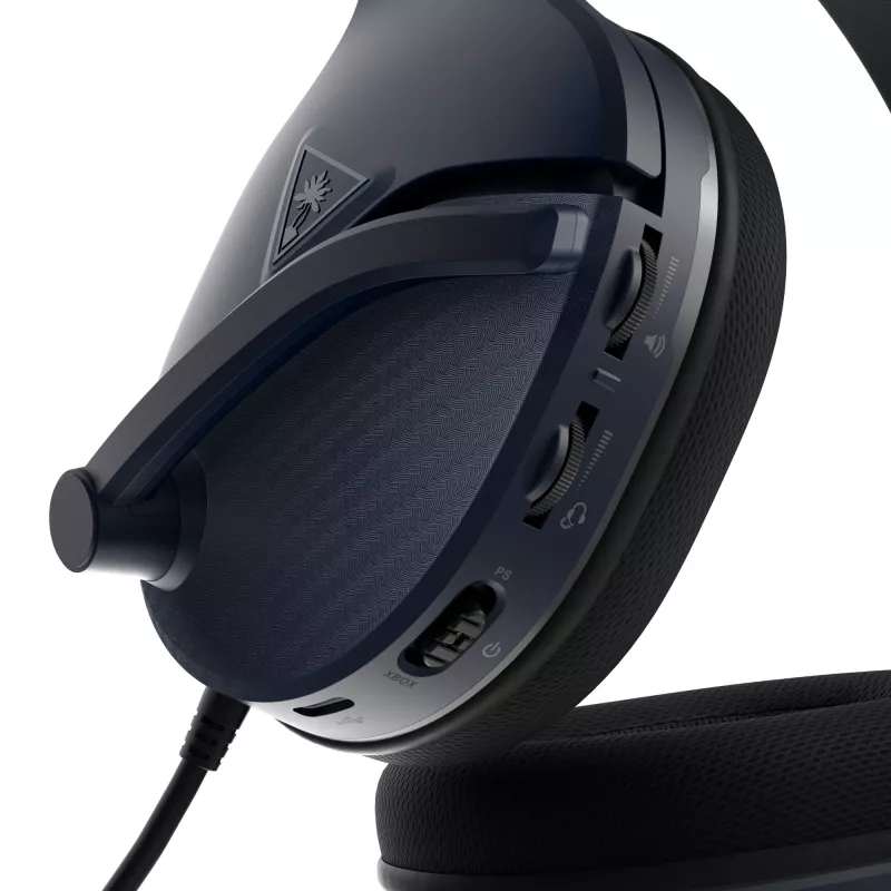 Turtle Beach Recon 200 Gen 2 Headset káblový s hlavovým mostom herný čierny, Navy