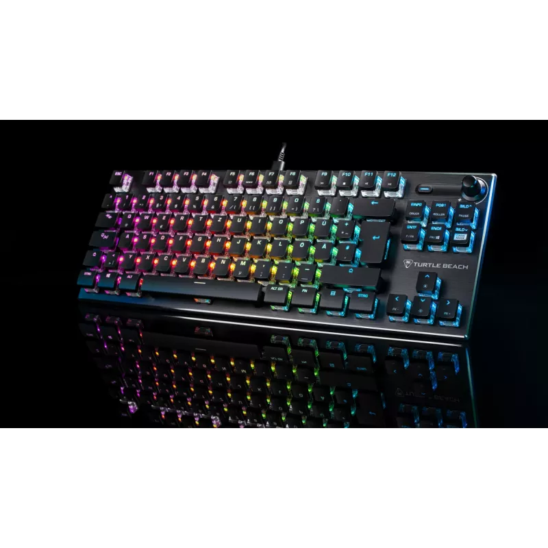 Turtle Beach Vulcan TKL klávesnica herná USB QWERTZ nemecká čierna