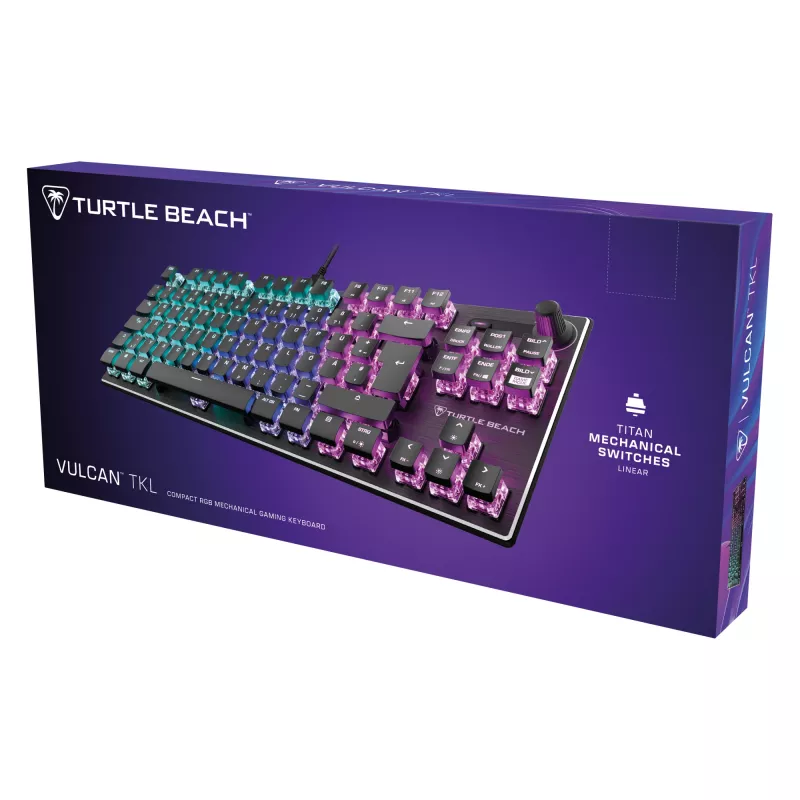 Turtle Beach Vulcan TKL klávesnica herná USB QWERTZ nemecká čierna