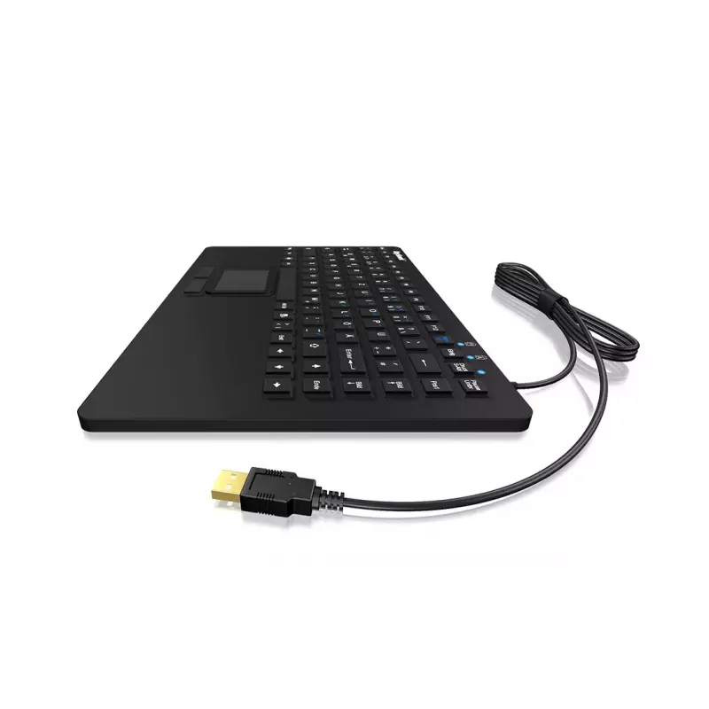 KeySonic KSK-3230IN (DE) klávesnica univerzálna USB QWERTZ nemecká čierna