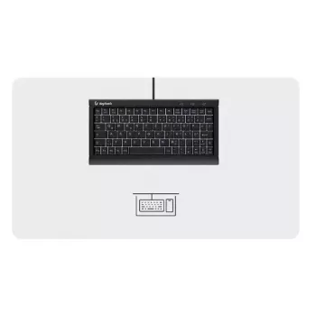 KeySonic KSK-3011ELC (DE) klávesnica Home USB QWERTZ nemecká čierna