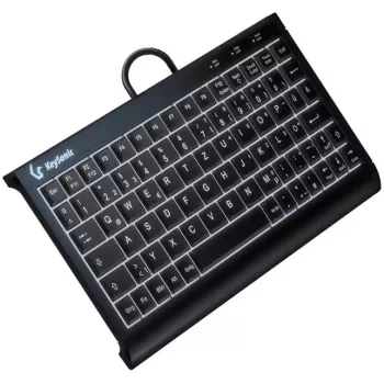 KeySonic KSK-3011ELC (DE) klávesnica Home USB QWERTZ nemecká čierna