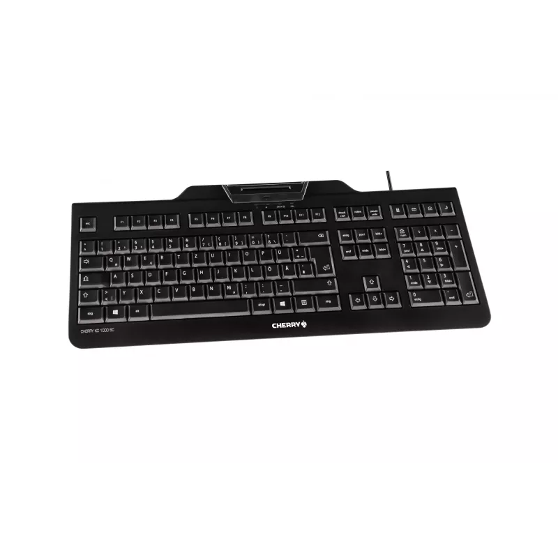 CHERRY KC 1000 SC klávesnica kancelária USB QWERTY US English čierna