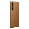 Koženkové puzdro Samsung Galaxy S25+ kryt hnedá 6,7 palca