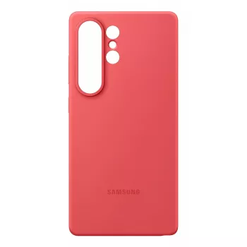 Kryt Samsung Galaxy S25 Ultra silikónové puzdro červená monochromatická