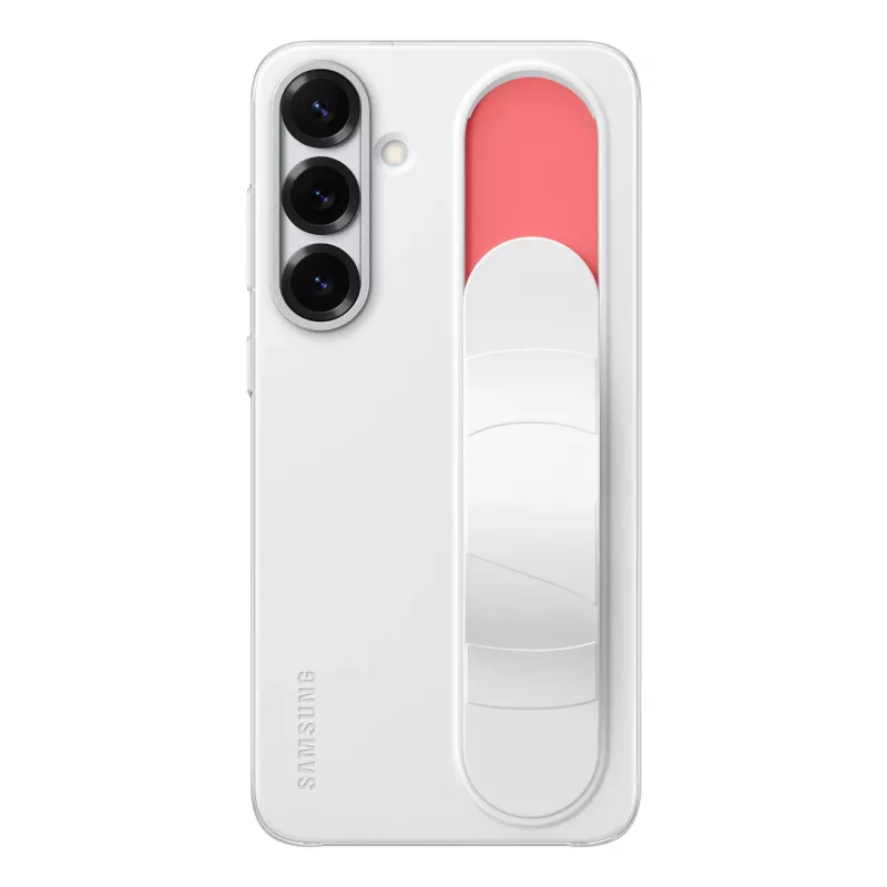 Samsung Standing Grip Case pre Galaxy S25+, puzdro, Samsung, Galaxy S25+, 17 cm (6,7 palca), biela