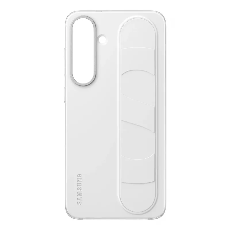 Samsung Standing Grip Case pre Galaxy S25+, puzdro, Samsung, Galaxy S25+, 17 cm (6,7 palca), biela